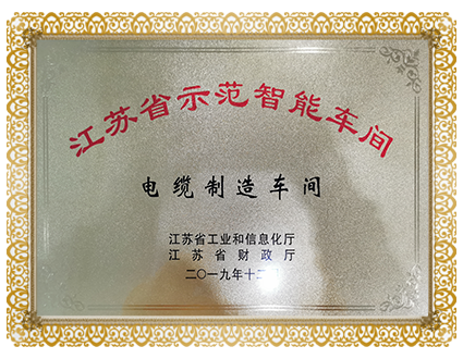 江蘇省示范智能車間